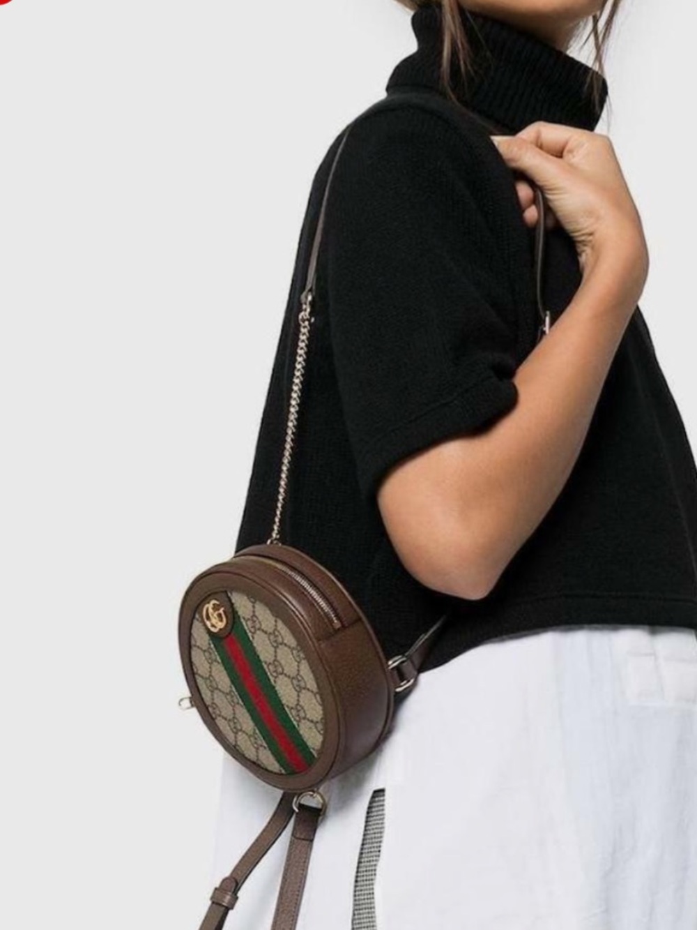 Gucci Ophidia Mini  Round Backpack